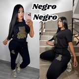 Conjunto Oso Rayas