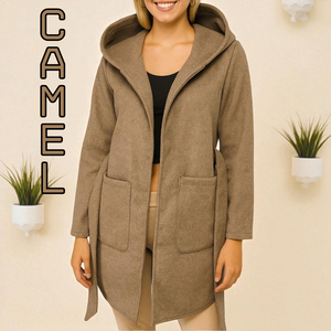 Gabán con gorro y cordon